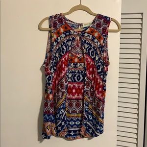Tribal Print Top